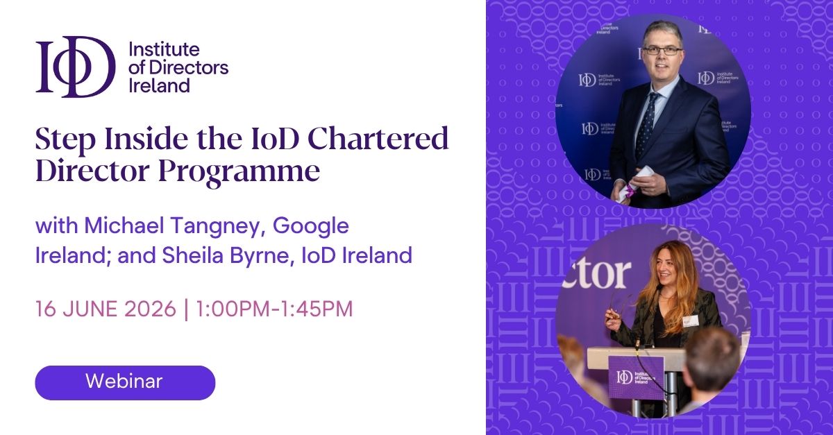 Step Inside the IoD Chartered Director Programme