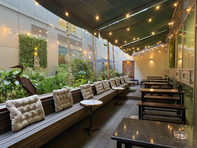 Large heated Beer Garden 