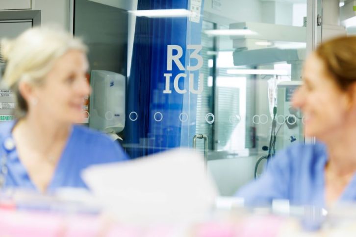 Mater Hospital ICU where supporters fund Ventilators and ECMO Machines that save lives.