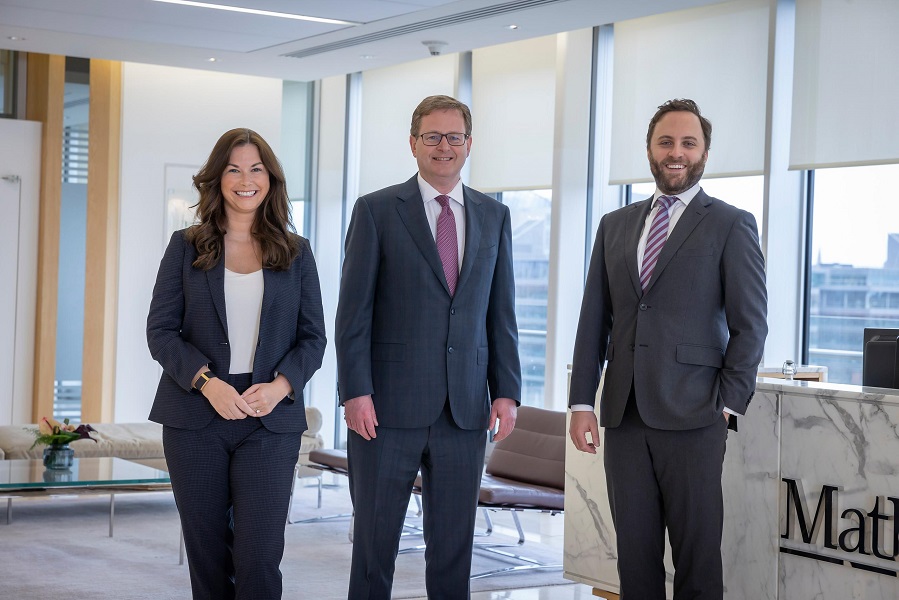 Matheson Boosts Overseas Expertise in London and New York