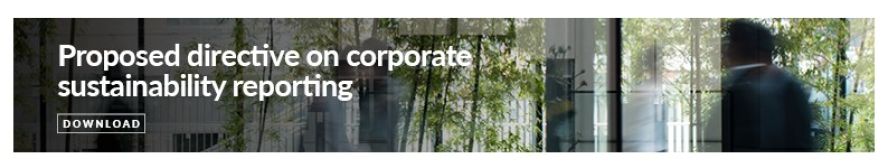 Proposed directive on corporate sustainability reporting