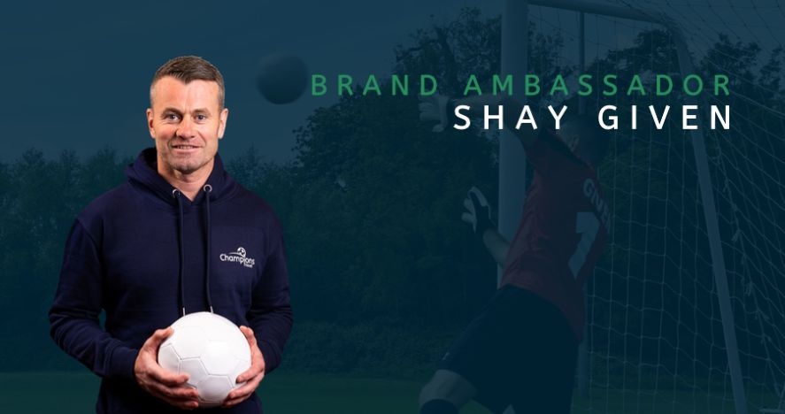 Champions Travel Sign Shay Given