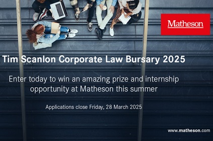 2025 Tim Scanlon Corporate Law Bursary Open for Entries