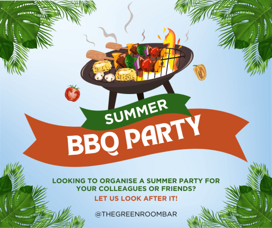 Summer BBQ Parties at The Green Room Bar